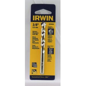 Irwin - 3/8 X 4 L Tungsten Carbide Tipped Rotary Drill Bit Straight Shank 1 pc Irwin - 3/8 X 4 L Tungsten Carbide Tipped Rotary Drill Bit Straight Shank 1 pc