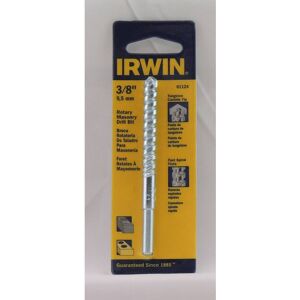 Irwin - 3/8 X 4 L Chrome Vanadium Steel Rotary Drill Bit Straight Shank 1 pk Irwin - 3/8 X 4 L Chrome Vanadium Steel Rotary Drill Bit Straight Shank 1 pk