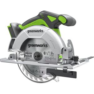 Greenworks - 24V Brushless 6.5" Circular Saw, Tool Only, Battery and Charger Not Included - Green Greenworks - 24V Brushless 6.5" Circular Saw, Tool Only, Battery and Charger Not Included - Green