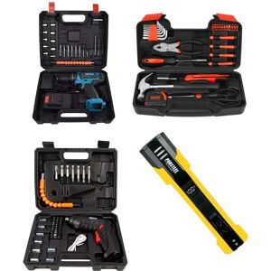 Essential Power & Precision Kit: Pursonic Drill, Electric Screwdriver, Handy Solutions Tools & Ultra Bright Flashlight Essential Power & Precision Kit: Pursonic Drill, Electric Screwdriver, Handy Solutions Tools & Ultra Bright Flashlight