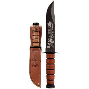 KA-BAR - Operation Iraqi Freedom, U.S. ARMY, Laser engraved, 7in Fixed Blade KA-BAR - Operation Iraqi Freedom, U.S. ARMY, Laser engraved, 7in Fixed Blade