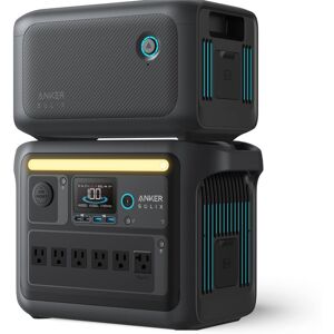 Anker - SOLIX C1000X Portable Power Station w/ 1 Expansion Battery for Home emergency /Outdoor/RV (2112 Wh Capacity) Anker - SOLIX C1000X Portable Power Station w/ 1 Expansion Battery for Home emergency /Outdoor/RV (2112 Wh Capacity)