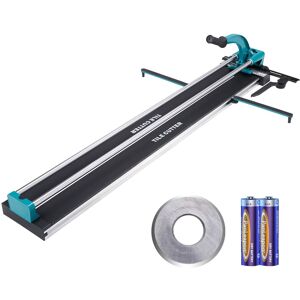 VEVOR - Manual Tile Cutter, 48 inch, Porcelain Ceramic Tile Cutter with Tungsten Carbide Cutting Wheel, Infrared Positioning - Blue VEVOR - Manual Tile Cutter, 48 inch, Porcelain Ceramic Tile Cutter with Tungsten Carbide Cutting Wheel, Infrared Positioning - Blue