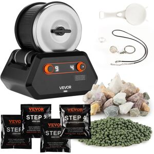 VEVOR - Rock Tumbler Kit, 3 lbs Rock Polishing Kit, 4 Speed Settings 9-Day Polishing Timer Stone Polishing Kit, Rock Polisher - Orange + Black VEVOR - Rock Tumbler Kit, 3 lbs Rock Polishing Kit, 4 Speed Settings 9-Day Polishing Timer Stone Polishing Kit, Rock Polisher - Orange + Black