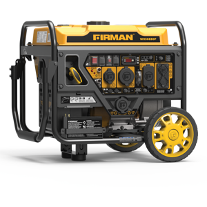 Firman - W03663OF Electric & Remote Start 120V RV Ready 4500-Watt Gasoline Open Frame Inverter Portable Generator with CO Alert - Gold, Black Firman - W03663OF Electric & Remote Start 120V RV Ready 4500-Watt Gasoline Open Frame Inverter Portable Generator with CO Alert - Gold, Black