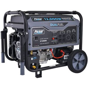 Pulsar - G12KBN 12000W Peak 9500W Running Dual Fuel Portable Generator Electric Start Transfer Switch RV Ready CARB Pulsar - G12KBN 12000W Peak 9500W Running Dual Fuel Portable Generator Electric Start Transfer Switch RV Ready CARB