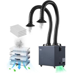 VEVOR - Soldering Fume Extractor with Dual Hoses, 275W Brushless Solder Smoke Absorber with 4-Stage Filters & 10 Speeds VEVOR - Soldering Fume Extractor with Dual Hoses, 275W Brushless Solder Smoke Absorber with 4-Stage Filters & 10 Speeds