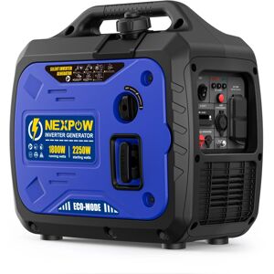 NEXPOW - 2250-Watt Smart Portable Inverter Generator with Super Quiet Technology, USB/Type-C Ports and 10-Hour Runtime - Black NEXPOW - 2250-Watt Smart Portable Inverter Generator with Super Quiet Technology, USB/Type-C Ports and 10-Hour Runtime - Black