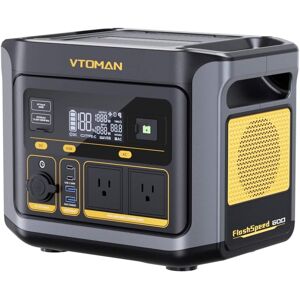 VTOMAN - FlashSpeed 600 Portable Power Station 499Wh LiFePO4 Battery 600W Solar Generator 100W USB-C Fast Charging (499 Wh Capacity) VTOMAN - FlashSpeed 600 Portable Power Station 499Wh LiFePO4 Battery 600W Solar Generator 100W USB-C Fast Charging (499 Wh Capacity)