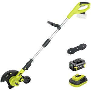 SnapFresh - 20V Cordless Lawn Edger – 9" Steel Blade, 4.0Ah Battery & Fast Charger, 3 Depth Settings, 2-in-1 Trencher - Green SnapFresh - 20V Cordless Lawn Edger – 9" Steel Blade, 4.0Ah Battery & Fast Charger, 3 Depth Settings, 2-in-1 Trencher - Green