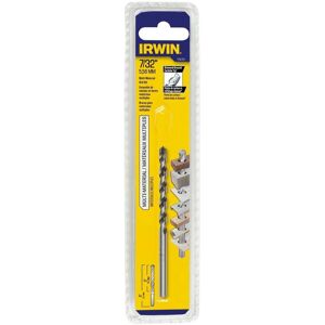 Irwin - 7/32 in. X 4 in. L Multi-Material Jobber Length Masonry Drill Bit Straight Shank 1 pc Irwin - 7/32 in. X 4 in. L Multi-Material Jobber Length Masonry Drill Bit Straight Shank 1 pc