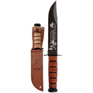 KA-BAR - Operation Iraqi Freedom, USMC, Laser engraved, 7in Fixed Blade KA-BAR - Operation Iraqi Freedom, USMC, Laser engraved, 7in Fixed Blade