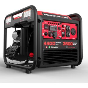 POWERSMART - 4400W Dual Fuel Portable Generator,223cc 4-Stroke OHV Engine, 30A RV Ready, Recoil Start – Home & Jobsite Backup - Red POWERSMART - 4400W Dual Fuel Portable Generator,223cc 4-Stroke OHV Engine, 30A RV Ready, Recoil Start – Home & Jobsite Backup - Red