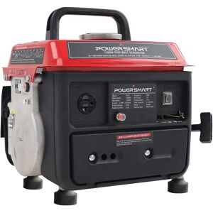 POWERSMART - 1200W Gas Fuel Generator Portable for Camping Outdoor, Low Noise with AC Outlet - Red POWERSMART - 1200W Gas Fuel Generator Portable for Camping Outdoor, Low Noise with AC Outlet - Red
