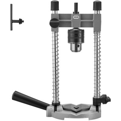 VEVOR - Drill Guide, Multi-Angle Press Portable Precision Drilling Guide Jig Attachment, with Large Handle and Mounting Holes - Orange VEVOR - Drill Guide, Multi-Angle Press Portable Precision Drilling Guide Jig Attachment, with Large Handle and Mounting Holes - Orange