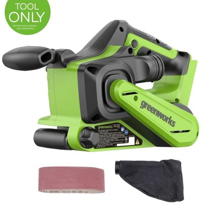 Greenworks - 24V Brushless Cordless 3 x 18in. Belt Sander - Tool Only, Battery and Charger Not Included Greenworks - 24V Brushless Cordless 3 x 18in. Belt Sander - Tool Only, Battery and Charger Not Included