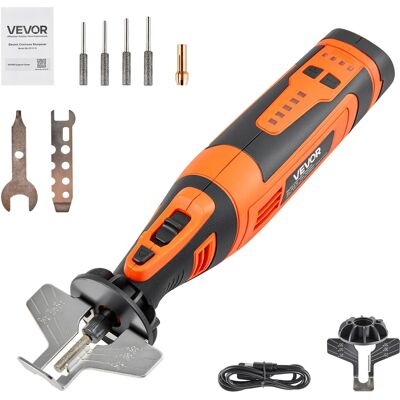 VEVOR - Cordless Chainsaw Sharpener, 5-Speed Adjustable Electric Saw Chain Sharpener 5000-30000 RPM,with 4 Sharpening Heads - Black,Orange VEVOR - Cordless Chainsaw Sharpener, 5-Speed Adjustable Electric Saw Chain Sharpener 5000-30000 RPM,with 4 Sharpening Heads - Black,Orange