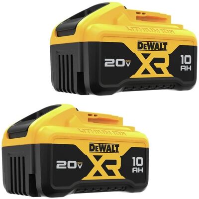Dewalt - 20V MAX 10 Ah Lithium Ion Battery 2-Pack (DCB210-2) Dewalt - 20V MAX 10 Ah Lithium Ion Battery 2-Pack (DCB210-2)