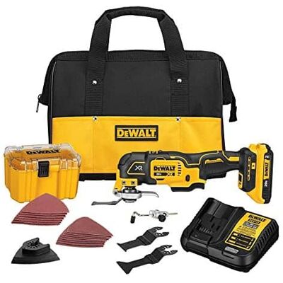 Dewalt - 20V MAX XR Multi-Tool Kit, Oscillating Tool, 6-Speed, Quick Blade Change, Cordless (DCS356D1) Dewalt - 20V MAX XR Multi-Tool Kit, Oscillating Tool, 6-Speed, Quick Blade Change, Cordless (DCS356D1)