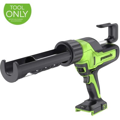Greenworks - 24V Cordless Caulk Gun 6-Speed Anti-Dripping, Tool Only, Battery and Charger Not Included - Green Greenworks - 24V Cordless Caulk Gun 6-Speed Anti-Dripping, Tool Only, Battery and Charger Not Included - Green