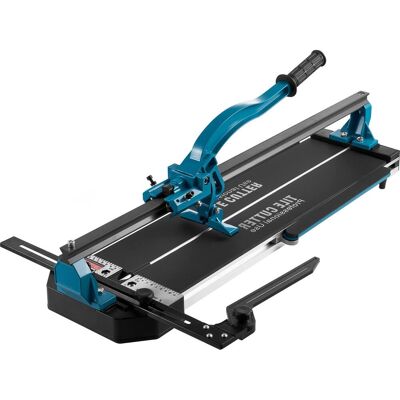 VEVOR - Manual Tile Cutter, 24 inch, Porcelain Ceramic Tile Cutter with Tungsten Carbide Cutting Wheel, Infrared Positioning - Blue VEVOR - Manual Tile Cutter, 24 inch, Porcelain Ceramic Tile Cutter with Tungsten Carbide Cutting Wheel, Infrared Positioning - Blue