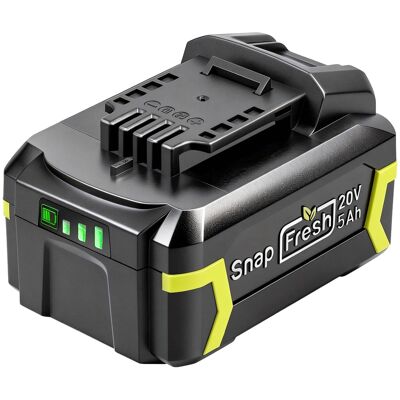 20V 5.0Ah Lithium Ion Battery Compatible with All SnapFresh Tools Only 20V 5.0Ah Lithium Ion Battery Compatible with All SnapFresh Tools Only