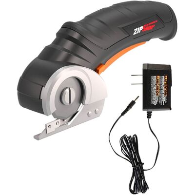WORX - 4V ZipSnip Electric Rechargeable Cordless Electric Scissors, Fabric Scissors, Rotary Cutter with self sharpening blade - Black WORX - 4V ZipSnip Electric Rechargeable Cordless Electric Scissors, Fabric Scissors, Rotary Cutter with self sharpening blade - Black