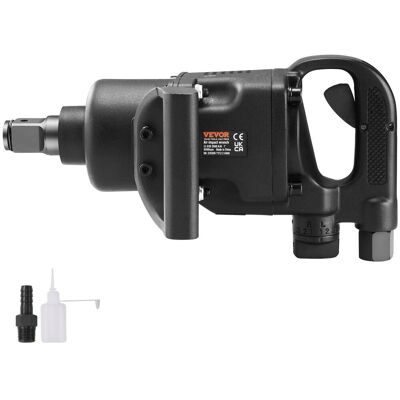 VEVOR - 1 Inch Air Impact Wrench, Up to 2730 ft-lbs Reverse Torque Output 1" Pneumatic Impact Gun Lightweight - Black VEVOR - 1 Inch Air Impact Wrench, Up to 2730 ft-lbs Reverse Torque Output 1" Pneumatic Impact Gun Lightweight - Black