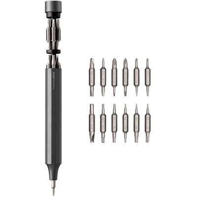 HOTO - 24-in-1 Precision Screwdriver, Pen Shape Manual Screwdriver, 24 pcs S2 Steel Bits, for Electronics, Glasses - Gray HOTO - 24-in-1 Precision Screwdriver, Pen Shape Manual Screwdriver, 24 pcs S2 Steel Bits, for Electronics, Glasses - Gray
