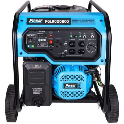 Pulsar - 9,000-Watt Dual-Fuel Generator with Electric Start Pulsar - 9,000-Watt Dual-Fuel Generator with Electric Start