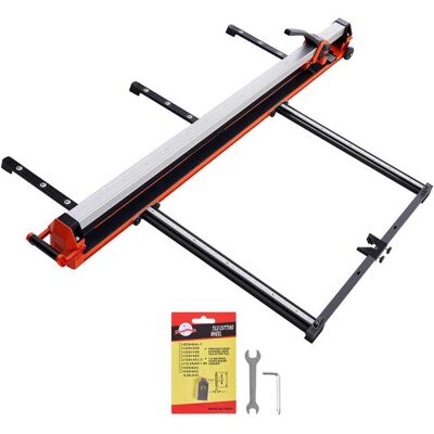 VEVOR - 63-Inch Manual Tile Cutter, Upgraded Rail and Sliding Head, Precision Alignment Guide, Tungsten Carbide Cutting Wheel - Silver;Black;Orange VEVOR - 63-Inch Manual Tile Cutter, Upgraded Rail and Sliding Head, Precision Alignment Guide, Tungsten Carbide Cutting Wheel - Silver;Black;Orange