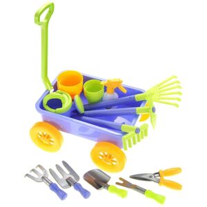 JuzToys - STEM Kids Gardening Set, Pretend Play for Toddlers 3-5 with Wheelbarrow Plant Pots, Shovel, Rake, Watering Can - Multi JuzToys - STEM Kids Gardening Set, Pretend Play for Toddlers 3-5 with Wheelbarrow Plant Pots, Shovel, Rake, Watering Can - Multi