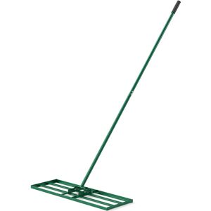 Gymax - Lawn Leveling Rake 30'' x 10'' Heavy Duty Lawn Level Tool for Soil w/67'' Handle - Green Gymax - Lawn Leveling Rake 30'' x 10'' Heavy Duty Lawn Level Tool for Soil w/67'' Handle - Green