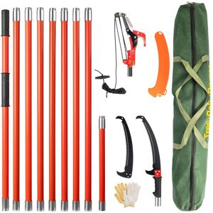 Winado - Manual Pole Saw, 30 Feet Extendable Tree Pruner with Knives and Storage Pocket,Sharp Steel Blade Winado - Manual Pole Saw, 30 Feet Extendable Tree Pruner with Knives and Storage Pocket,Sharp Steel Blade