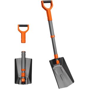 AstroAI - Snow Shovel Brush & 39" Folding Ice Scraper for car windshields and outdoor use - Orange AstroAI - Snow Shovel Brush & 39" Folding Ice Scraper for car windshields and outdoor use - Orange