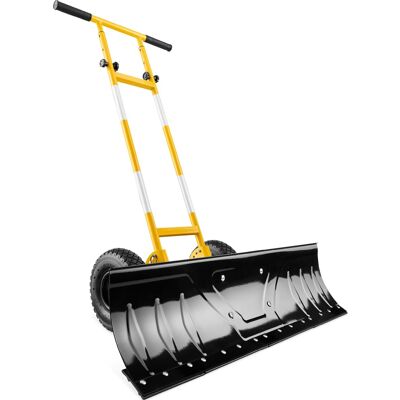 Best Choice Products - 36in Galvanized Blade Hand Snow Pusher w/ 2 Wheels, Adjustable Handle, Blade Angle - Yellow Best Choice Products - 36in Galvanized Blade Hand Snow Pusher w/ 2 Wheels, Adjustable Handle, Blade Angle - Yellow