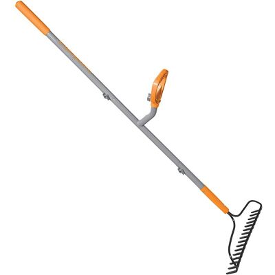 Ergie - Steel Shaft Strain Reducing Bow Rake - Orange Ergie - Steel Shaft Strain Reducing Bow Rake - Orange