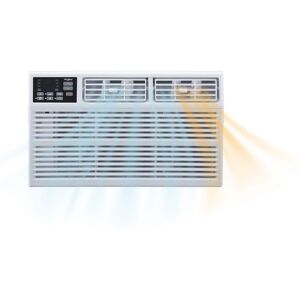 Whirlpool - 1,500 Sq. Ft. 23,200 BTU 230V Window Mounted Air Conditioner with Supplemental Heat - White Whirlpool - 1,500 Sq. Ft. 23,200 BTU 230V Window Mounted Air Conditioner with Supplemental Heat - White