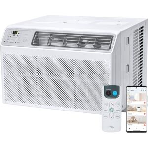 TCL - 350 Sq. Ft. 8,000 BTU Smart Window Air Conditioner - White TCL - 350 Sq. Ft. 8,000 BTU Smart Window Air Conditioner - White