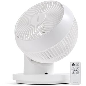 IRIS USA WOOZOO Fan with Remote, 360° Oscillating Fan, Desk Fan - White IRIS USA WOOZOO Fan with Remote, 360° Oscillating Fan, Desk Fan - White