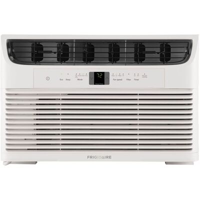 Frigidaire - 115V 8,000 BTU 350 Sq. Ft. Window Air Conditioner with Remote - White Frigidaire - 115V 8,000 BTU 350 Sq. Ft. Window Air Conditioner with Remote - White