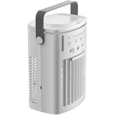 Loheer - Portable Air Conditioner 4-in-1 Evaporative Air Cooler 120 Oscillating Mini AC Fan with 1L Tank and Remote Loheer - Portable Air Conditioner 4-in-1 Evaporative Air Cooler 120 Oscillating Mini AC Fan with 1L Tank and Remote