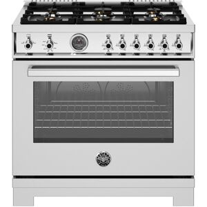 Bertazzoni - 36" Professional Series range - Gas oven - 6 brass burners - Stainless Steel Bertazzoni - 36" Professional Series range - Gas oven - 6 brass burners - Stainless Steel