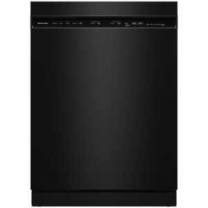 KitchenAid - 24" Front Control Built-In Stainless Steel Tub Dishwasher with Third Level Utensil Rack and 47 dBA - Black KitchenAid - 24" Front Control Built-In Stainless Steel Tub Dishwasher with Third Level Utensil Rack and 47 dBA - Black