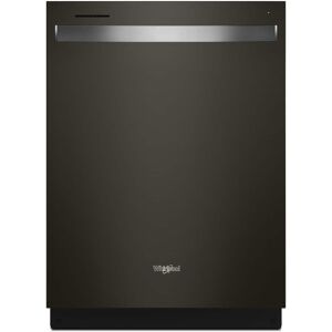 Whirlpool - 24” Stainless Steel Dishwasher with AI Intelligent Wash - 47 dBA .- Print Resistant Black Stainless - Print Resist Blk Stnlss Whirlpool - 24” Stainless Steel Dishwasher with AI Intelligent Wash - 47 dBA .- Print Resistant Black Stainless - Print Resist Blk Stnlss