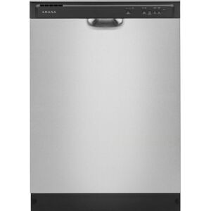 Amana - 24" Front Control Built-In Dishwasher with Dark Interior, Large Capacity, 59 dBA - Stainless Steel Amana - 24" Front Control Built-In Dishwasher with Dark Interior, Large Capacity, 59 dBA - Stainless Steel