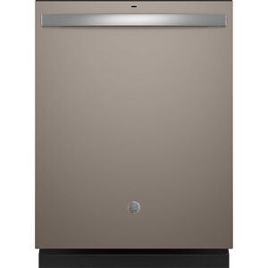 GE - 24" Top Control Built-In Plastic Tub Dishwasher with Sanitize Cycle and 52 dBA - Slate GE - 24" Top Control Built-In Plastic Tub Dishwasher with Sanitize Cycle and 52 dBA - Slate