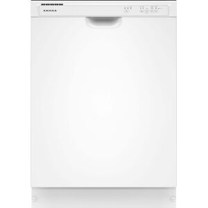 Amana - 24" Built-In Tub Dishwasher with Dark Interior, Large Capacity, 59 dBA - White Amana - 24" Built-In Tub Dishwasher with Dark Interior, Large Capacity, 59 dBA - White