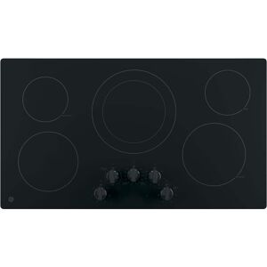 GE - 36" Built-In Electric Cooktop - Black GE - 36" Built-In Electric Cooktop - Black