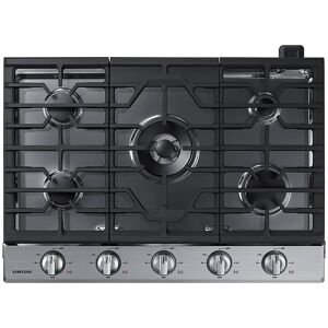 Samsung - 30" Built-In Gas Cooktop with WiFi - Stainless Steel Samsung - 30" Built-In Gas Cooktop with WiFi - Stainless Steel